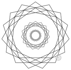 Example of Scintillating Starburst by Michael Karlovich. Keywords: Scintillating Starburst, Recursia