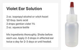 Violet Ear Solution