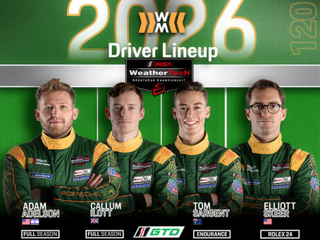Wright Motorsports Announces Full 2026 IMSA WeatherTech Championship Driver Lineup