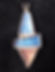 Abstract Tiffany Glass Pendant