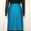 Thumbnail: 1970s Turquoise Crimplene Maxi Skirt