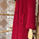 Thumbnail: Original 50s 60s Red Wool Astrakhan Collar Coat Side View