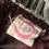 Thumbnail: Shimmery Pink Black and Silver Lamè 70s Waistcoat Label View