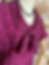 True 1950s Shawl Style Pink and Black Wool Wiggle Dress Front Side Close Up  View