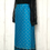 Thumbnail: 1970s Turquoise Crimplene Maxi Skirt