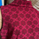 Thumbnail: Original 1960s Deep Pink Red Sleeveless Mod Dress Front Close up View