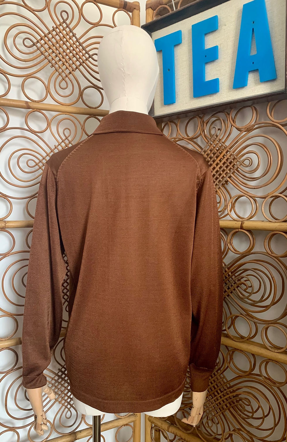 Thumbnail: 1960s Brown Lightweight Nylon Jumper 