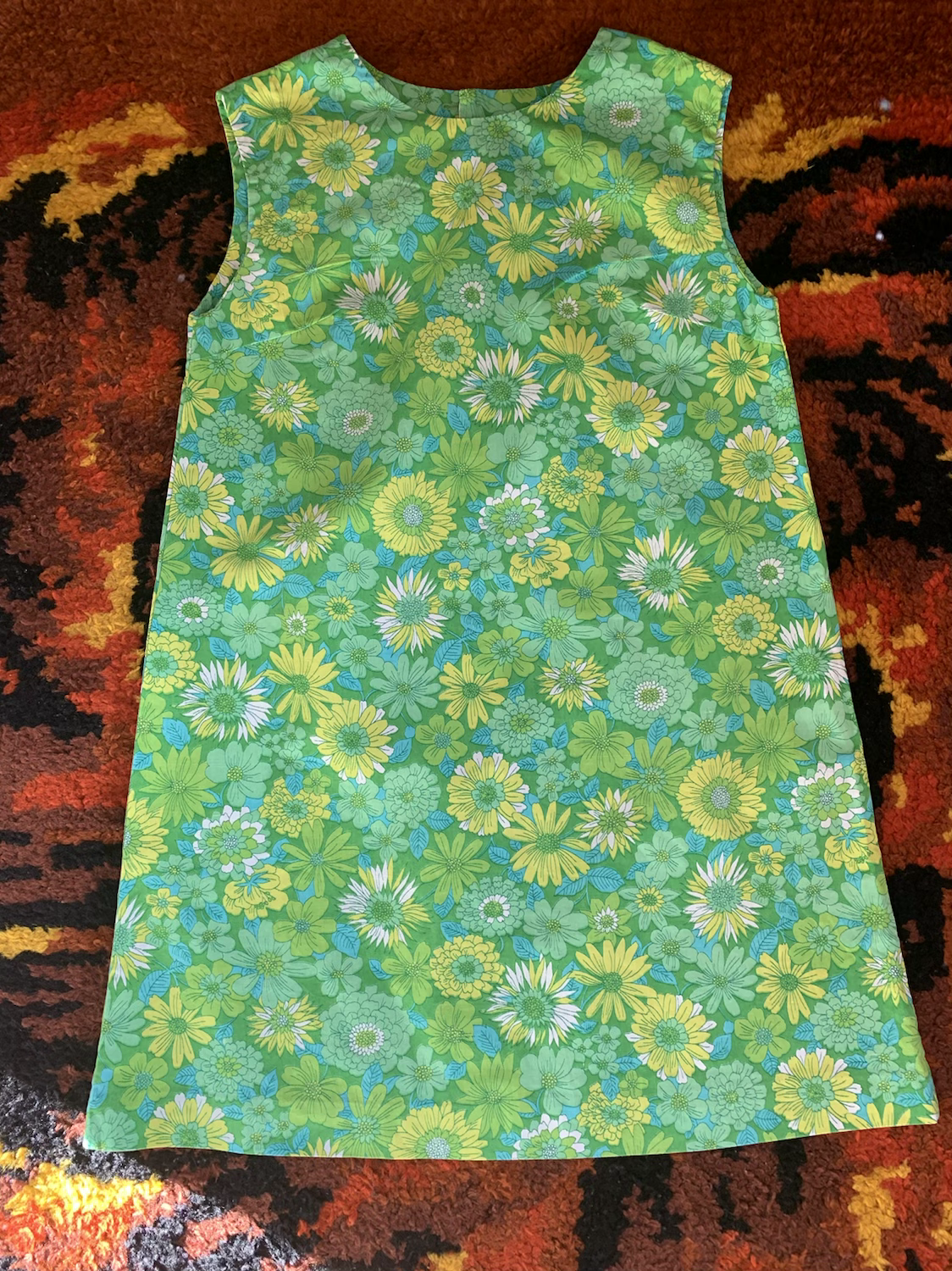 Vintage Girls Floral Summer Dress