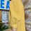 Thumbnail: Mustard Yellow Original Handmade 50s Style Pleated Tea Dress Sleeve View