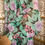 Thumbnail: 1970s Chiffon V Neck Floral Floaty Style Tea Dress sleeve view