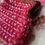 Thumbnail: 1960s Pink Bead and Crochet Italian Clutch Purse Bag Side Close Up View