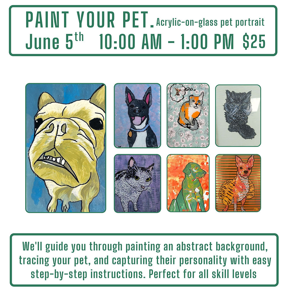 Acrylic Pet Portrait Painting