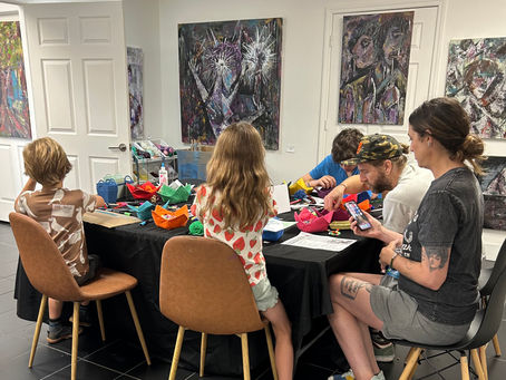 Creating Connections Through Creativity at Family Art Day