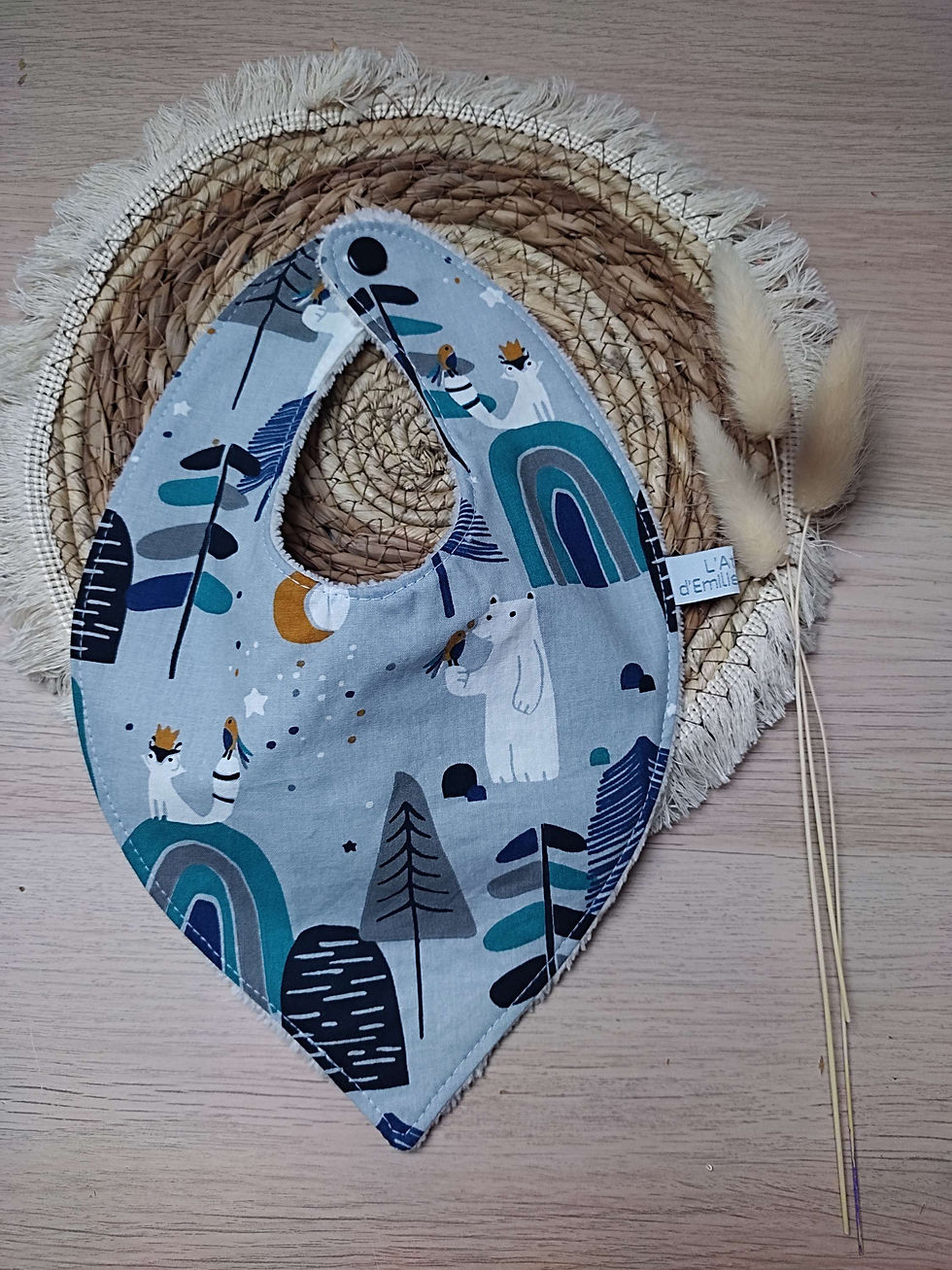 Miniature : Bavoir bandana