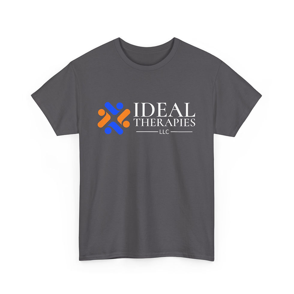 Thumbnail: Unisex Heavy Cotton Tee - Ideal Therapies Logo Shirt