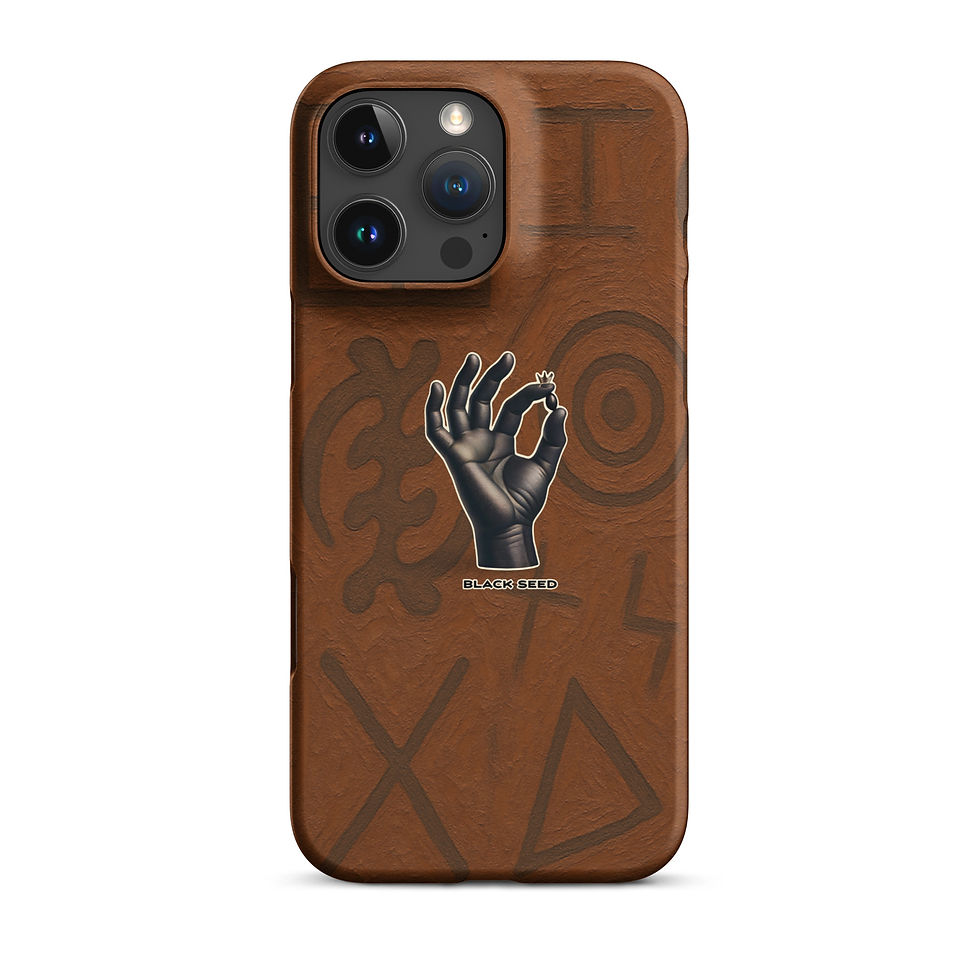 Thumbnail: Paint The World Black Seed Snap case for iPhone®