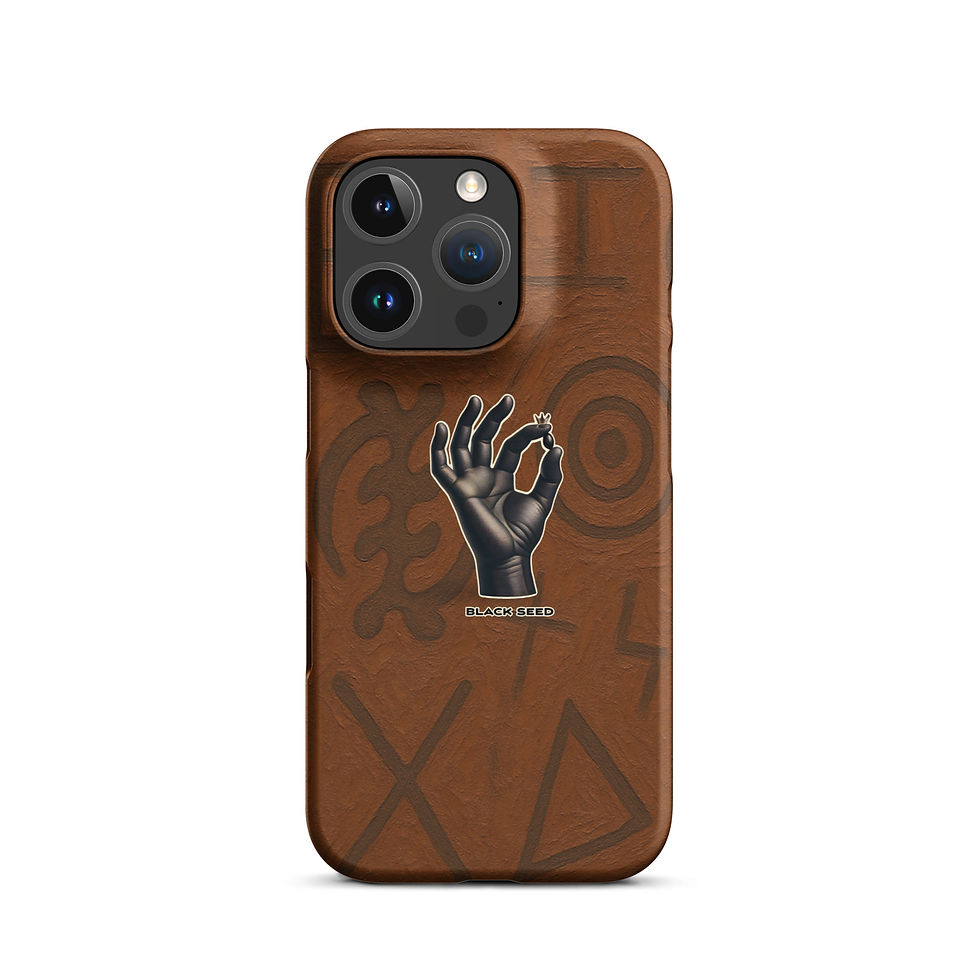 Thumbnail: Paint The World Black Seed Snap case for iPhone®