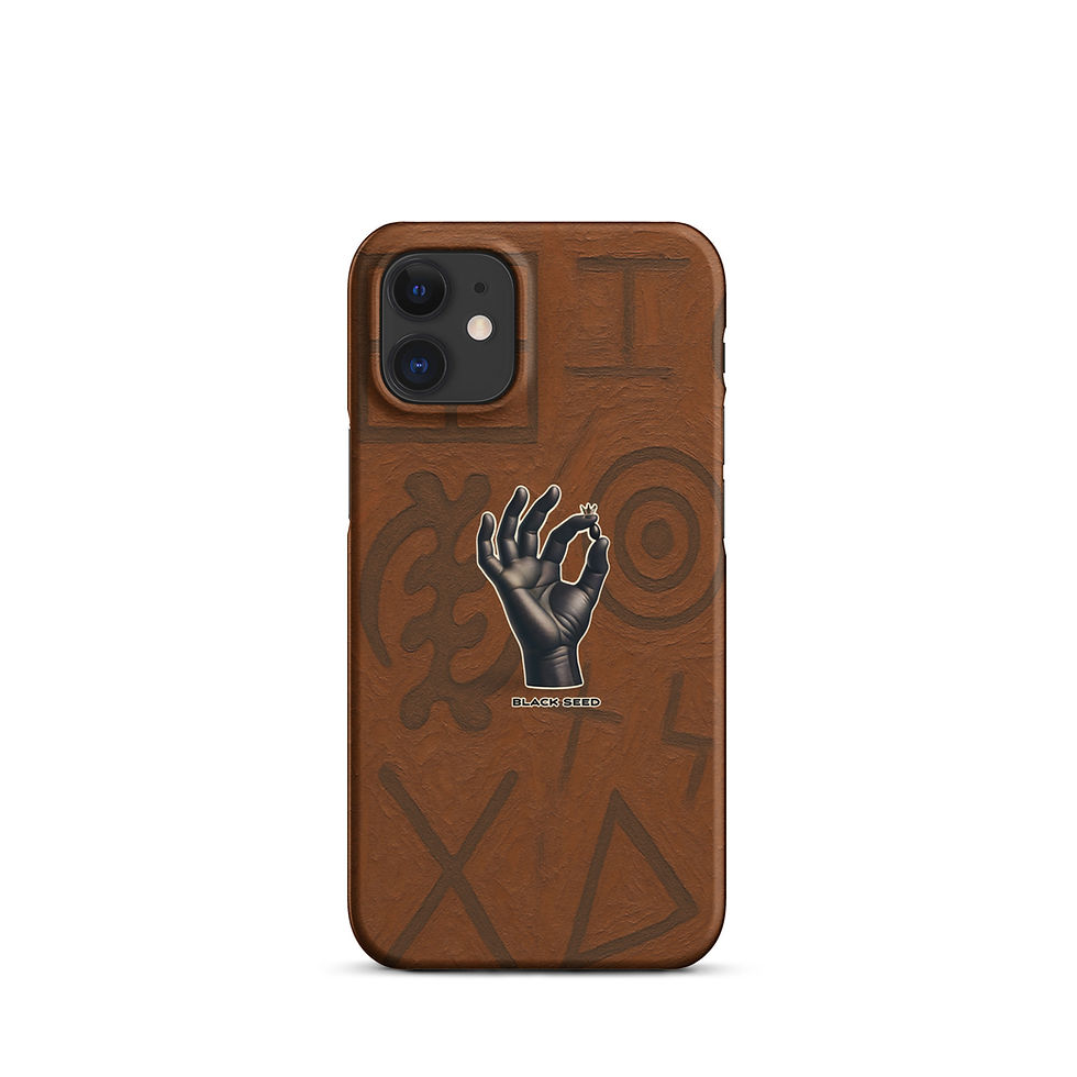Thumbnail: Paint The World Black Seed Snap case for iPhone®