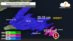 Significant storm to arrive on Christmas Day, followed by another on Saturday