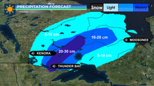 Stormy weather continues across northern sections of Ontario