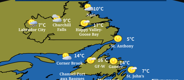 Another nice day across the province