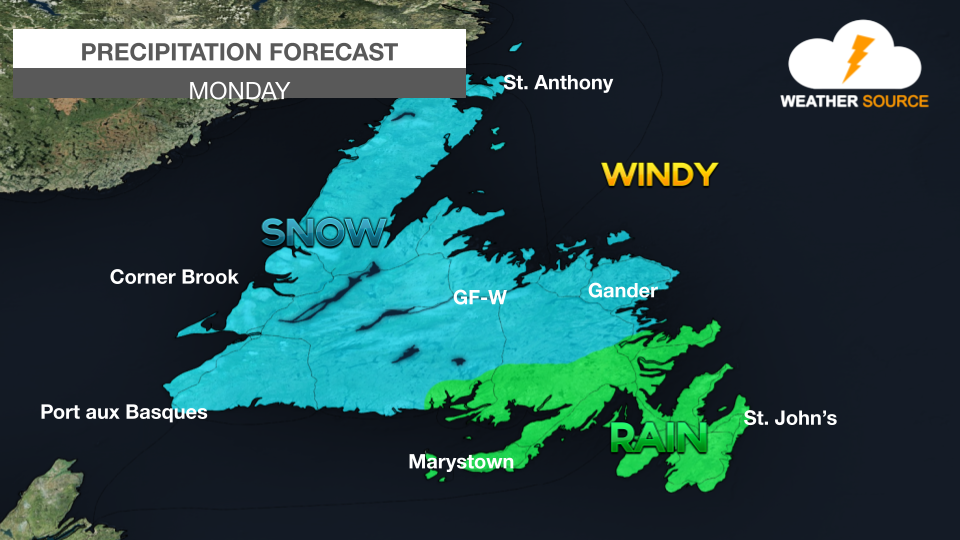 Powerful storm to bring snow, rain, and strong winds to Newfoundland