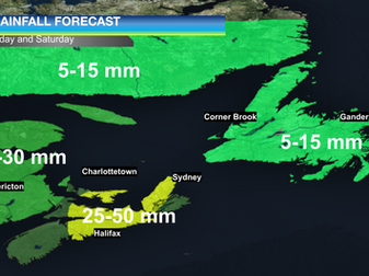 Nor'easter heading toward Atlantic Canada
