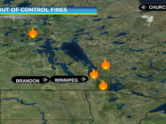 Wildfires prompt evacuations in Manitoba