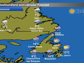 Stormy Monday for Newfoundland and Labrador #nlwx