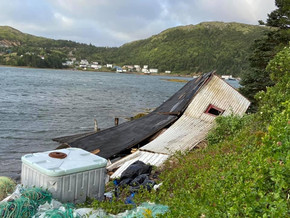 Baine Harbour hit hard by Hurricane Larry