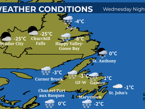 Snow moves in tonight for most of the province