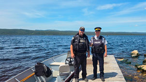 RCMP partners with the Department of Fisheries, Forestry and Agriculture and Transport Canada to patrol area waterways