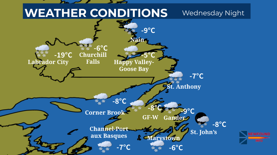A snowy night ahead for most of the province