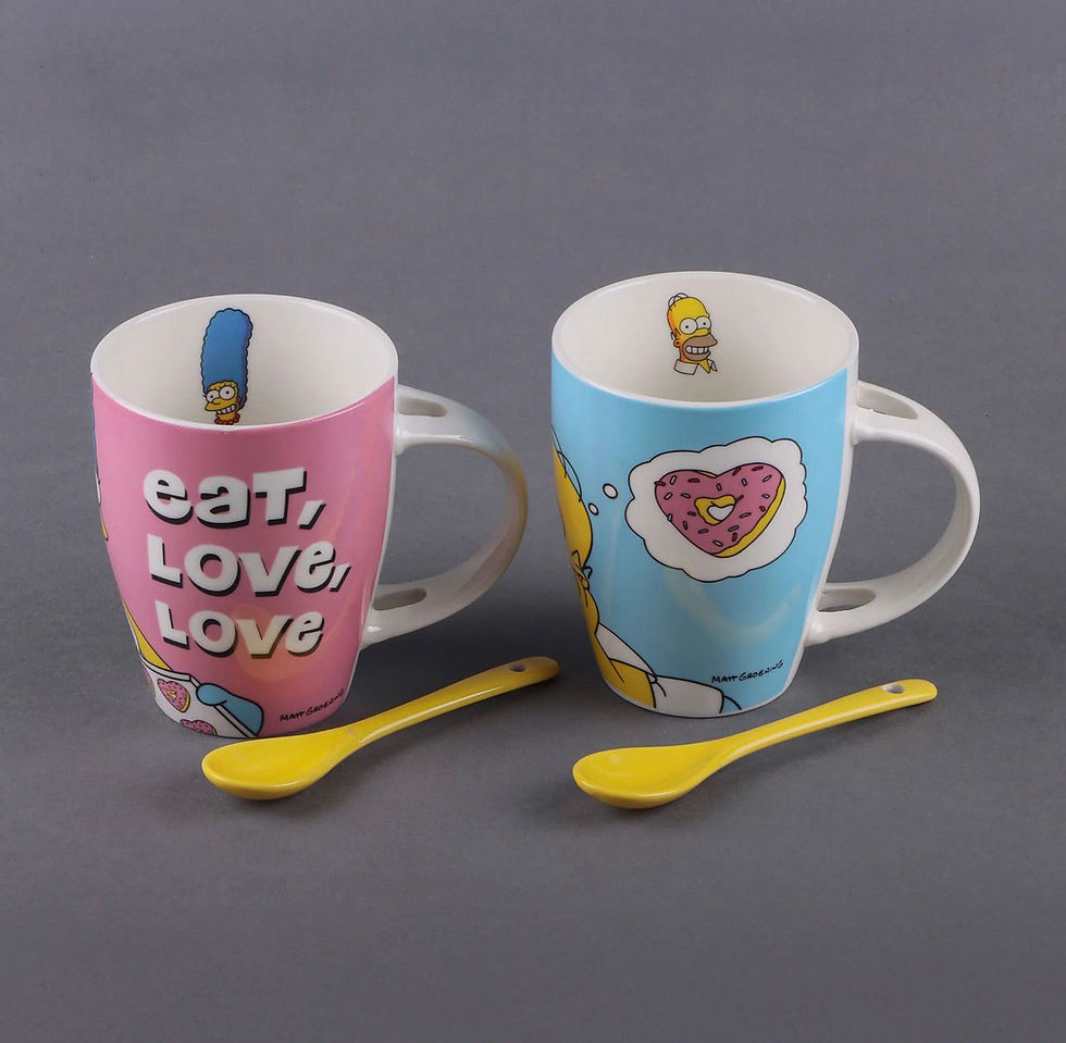 Thumbnail: Set de tazas de los simpsons