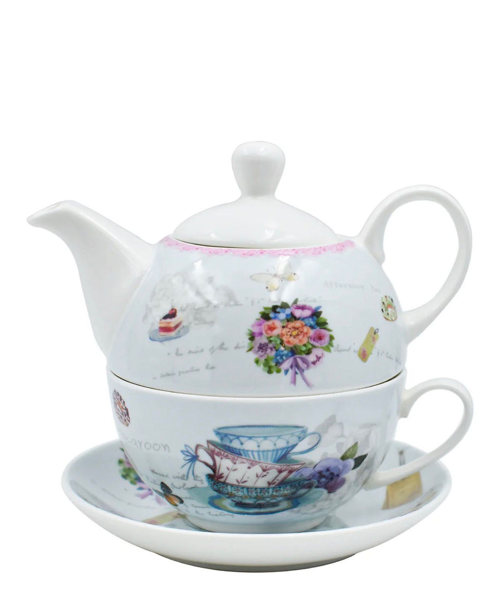 Thumbnail: Set de tea for one de Porcelana