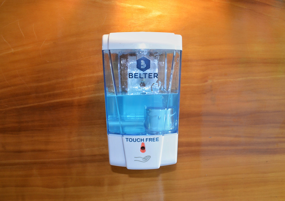 Thumbnail: BELTER Touch Free Sanitizer/Soap Dispenser (700 ml) + Free Sanitizer