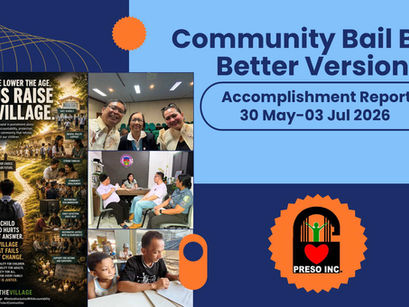 PRESO, INC. MONTHLY ACCOMPLISHMENT REPORT               30 MAY - 03 JULY 2026