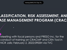 Expanding PDL Classification and Risk Assessment in NCR Jails