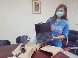 Donation of Laptop to Pasig City Bahay Pag-Asa