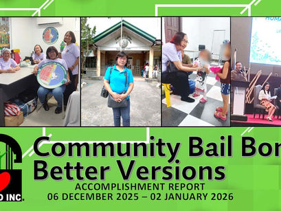 PRESO, INC. MONTHLY ACCOMPLISHMENT REPORT               06 DECEMBER 2025 - 02 JANUARY 2026