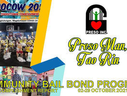 COMMUNITY BAIL BOND UPDATE – OCTOBER 02 - 29 2021