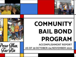Community Bail Bond Update – 01 October – 04 November 2022