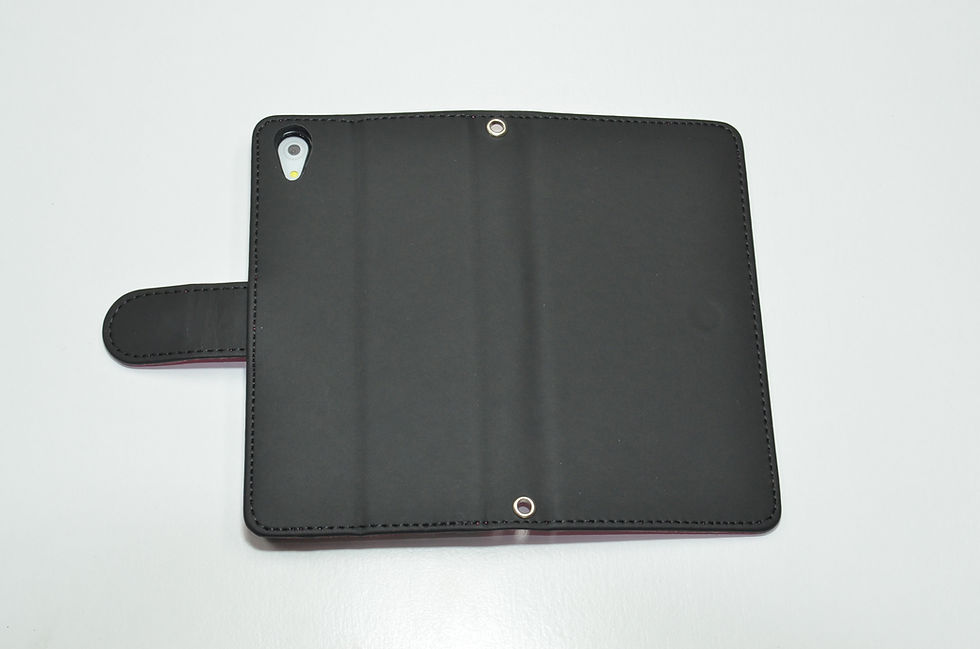 サムネイル： ギャラクシーS6/S6 edge　マットブラックレザー　【マットブラックデザイン】