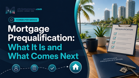Mortgage prequalification and what comes next
