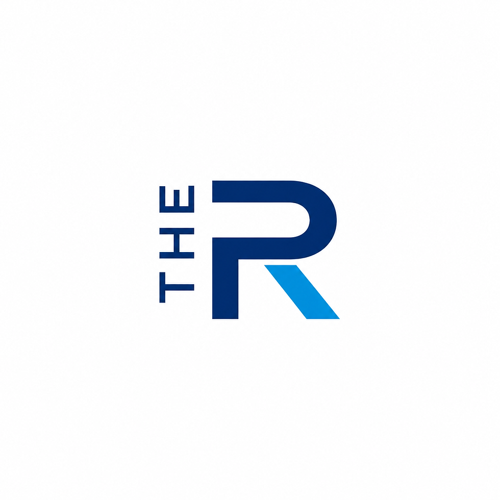 Approved compact typographic icon for The RELM.