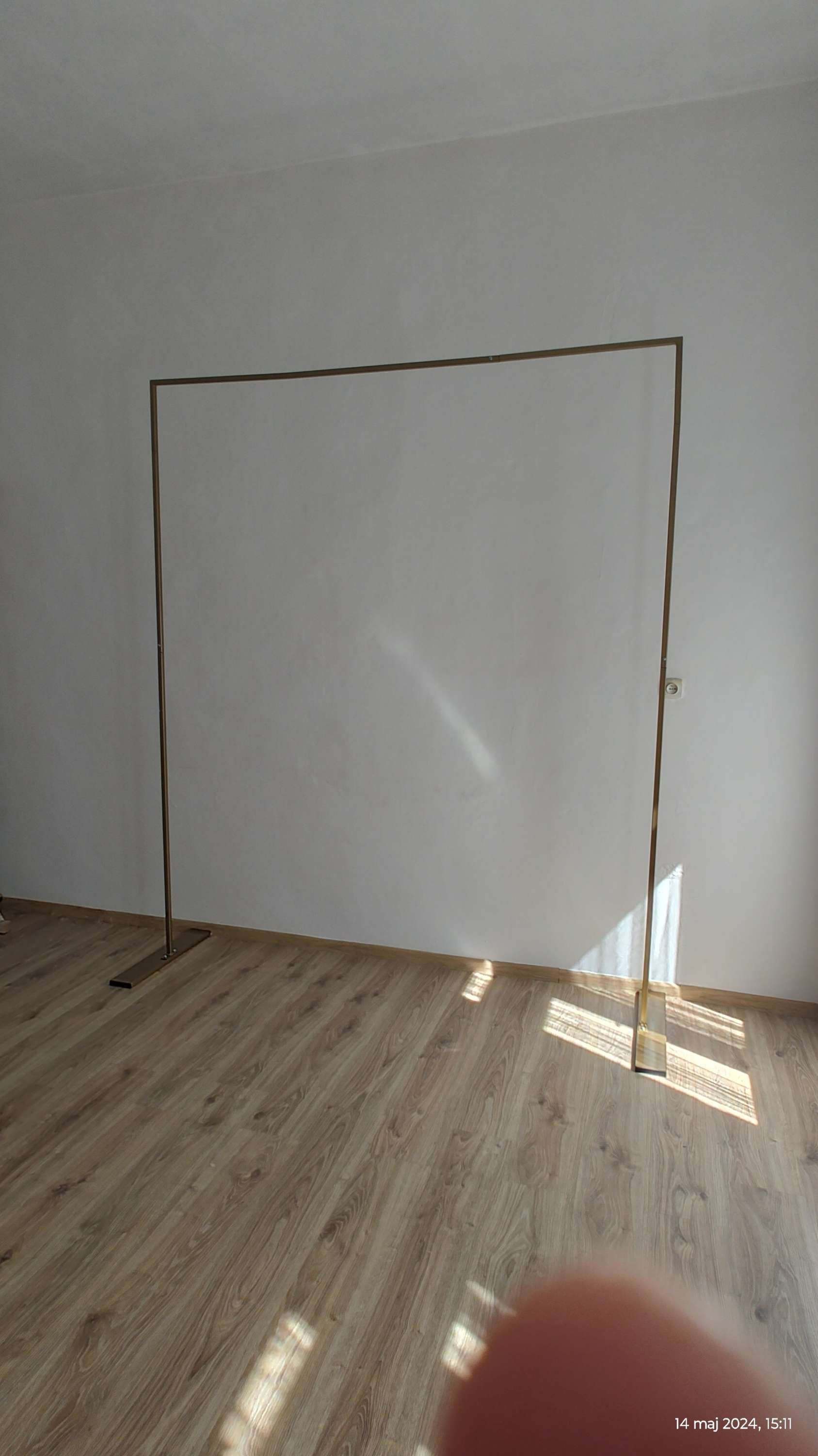 Złoty stelaż prostokątny regulowany