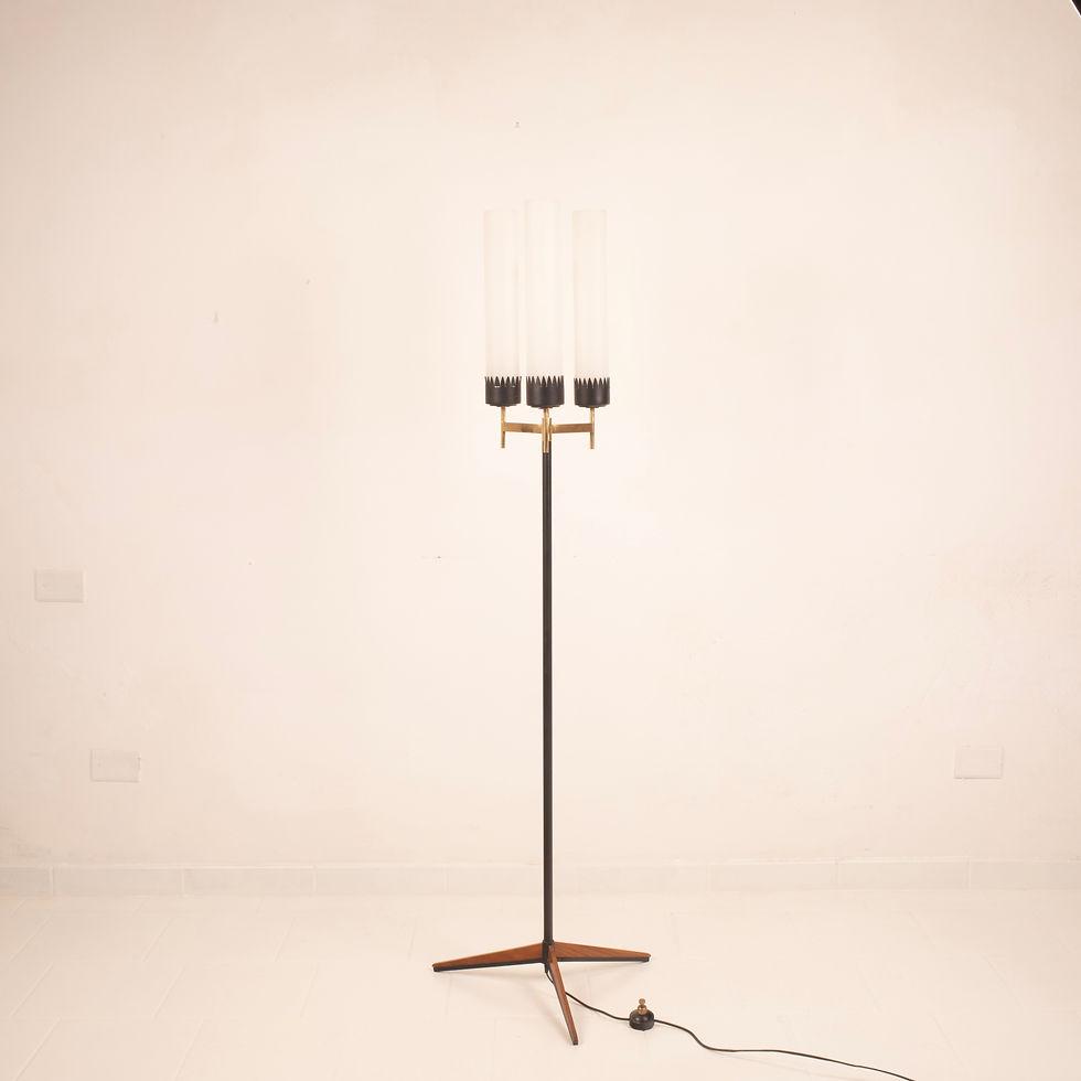Thumbnail: Three-Arm Floor Lamp by Stilnovo, 1950s