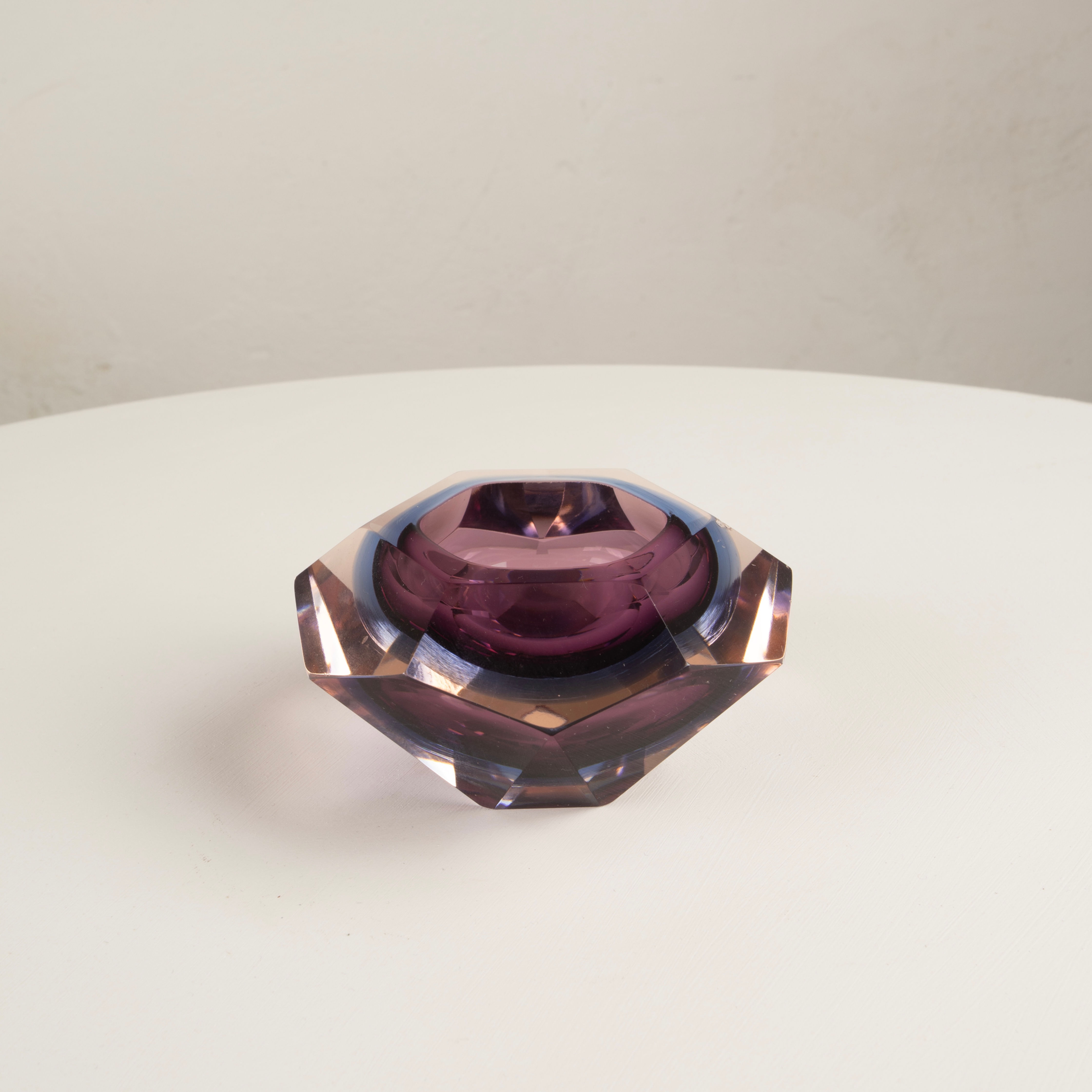 Sculptural ashtray attributed to Flavio Poli for Seguso Vetri d’Arte 1970
