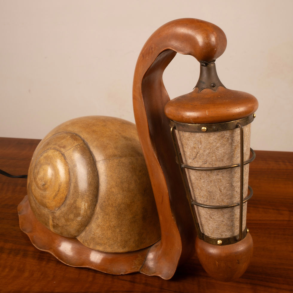 Miniatura: Sculptural Lamp by Aldo Tura, Italy, 1940s