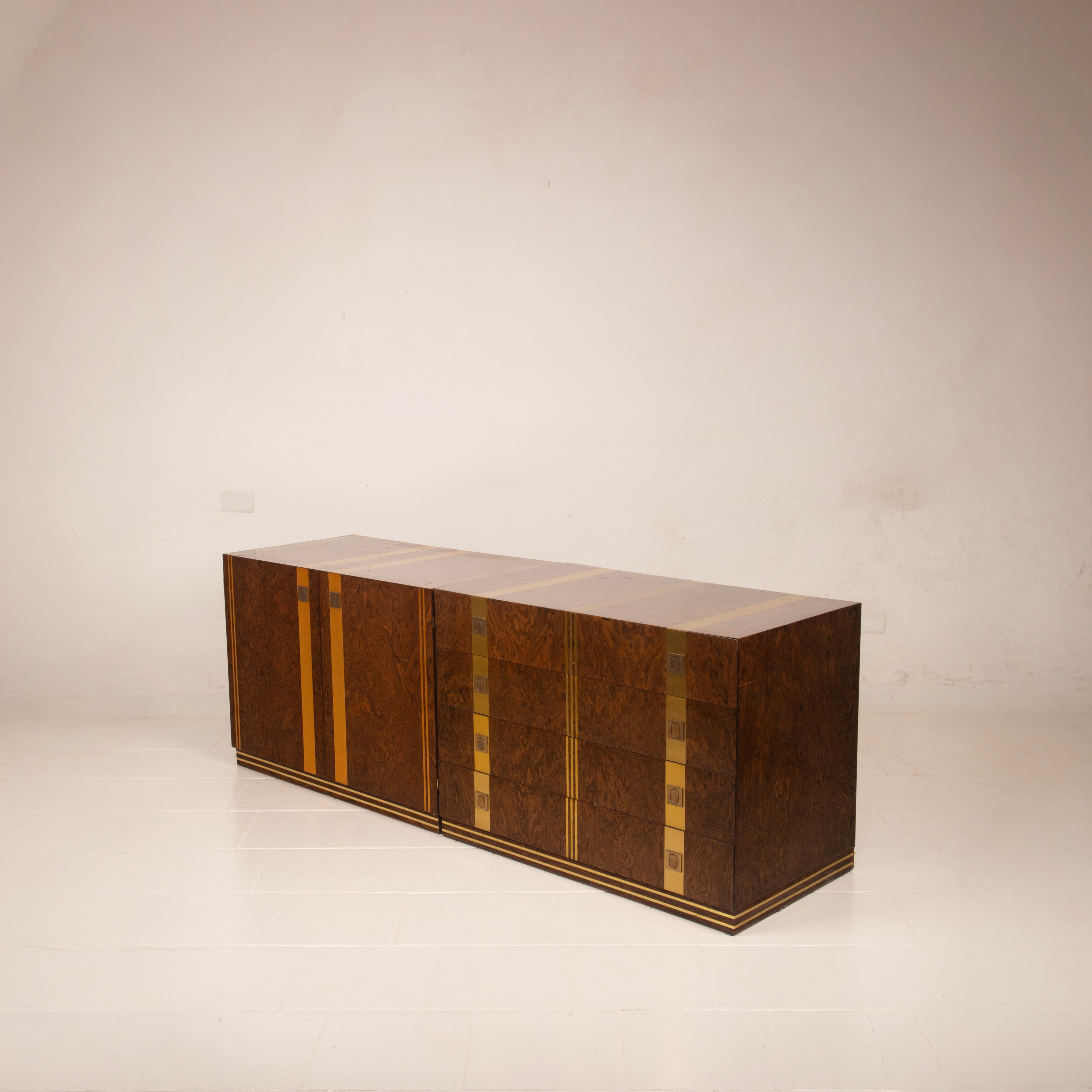 Cabinet and Chest of Drawers by Angelo Gaggioli for Gaggioli Roma, 1970s